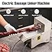 TABODD Electric Sausage Tying Machine Sausage Tying Knotting Machine, 200W Stainless Steel Automatic Sausage Linker Binding Strapping Machine Commercial for Restaurant, Home