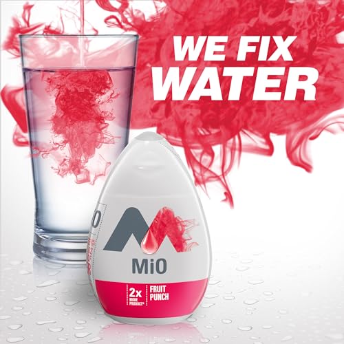 Image of MiO Sugar-Free Fruit Punch Naturally Flavored Liquid Water Enhancer 1 Count 3.24 fl oz (Pack of 2)