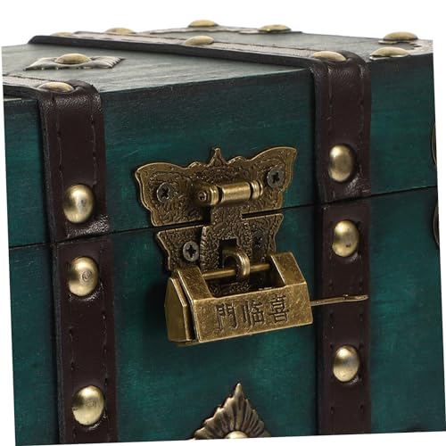 Coffre trésor en bois vintage polyvalent et robuste pour bijoux