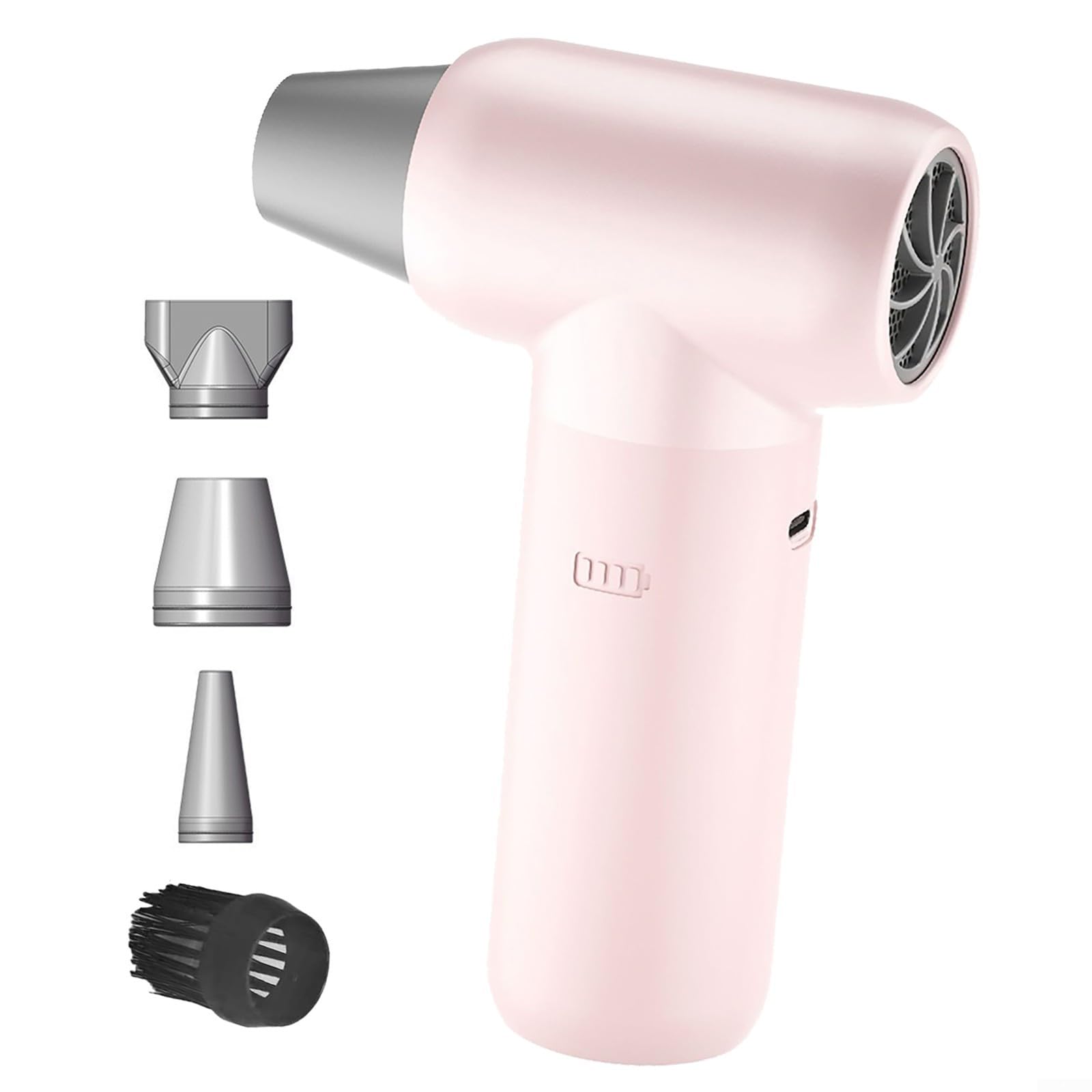 High Powered Compressed Air Duster Equipped With Three Replaceable Nozzles For Enhanced Cleaning Ability-image-11