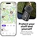 Life360 Tile Essentials - Bluetooth Trackers & Item Locators for Keys, Wallets, Remotes & More; Easily Find All Your Things. Both iOS and Android Compatible. 4-Pack (Mates/Slim/Sticker)
