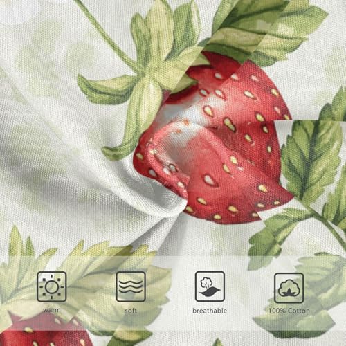 Wusikd Strawberries Boys' Underwear Cotton Watercolor Boys Briefs Soft Toddler Underwear 2T3