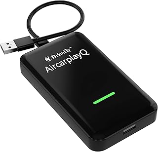 Wireless CarPlay Adapter for iPhone,CarPlay Wireless Dongle Fit for All Factory Wired CarPlay Cars,Convert Wired to Wireless CarPlay 5GHz WiFi Auto Connect No Delay Online Update