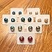 200 PCS Earring Display Cards,White Paper Earrings Tags, 1.10