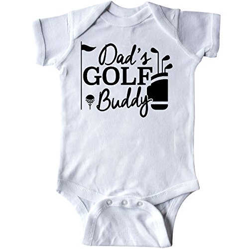 inktastic Dad's Golf Buddy Infant Creeper Newborn White 26877
