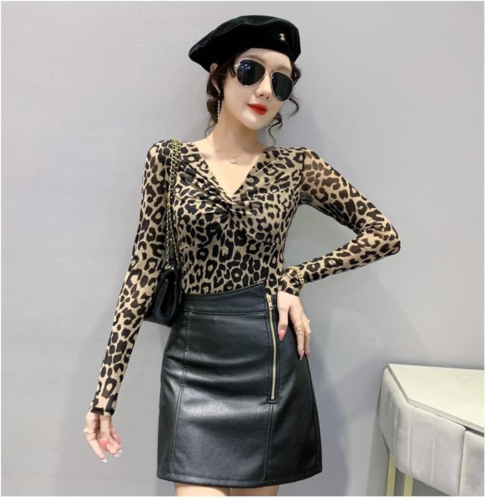 Amazon.co.jp: [満天屋] 秋春 社交ダンス衣装 ダンスウェア レオパード