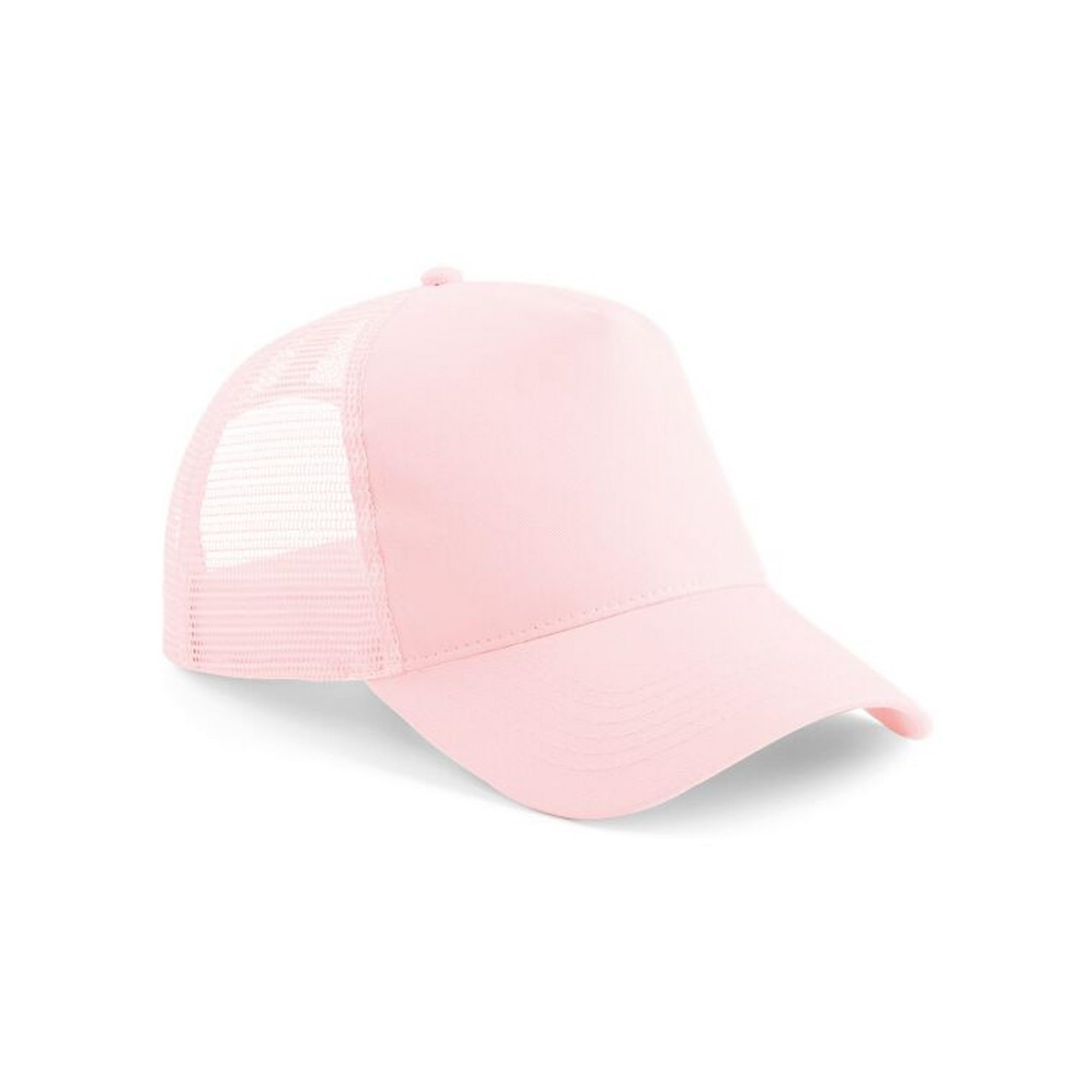 Beechfield Men's Pastel Pink / Pastel Pink B640 Snapback Trucker - Pastel Pink/Pastel Pink