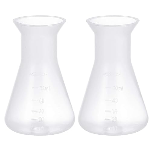 iplusmile Erlenmeyer de plástico, 5 uds. Frasco de vidrio Erlenmeyer de ciencia de plástico, vaso de precipitados Erlenmeyer, 16.9 fl oz, frasco de disponible en Yaxa Peru