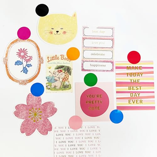 Dot Stickers 4 Rolls Coloured Dot Stickers Coloured Dots Waterproof and Removable Copper Plate Paper Coding 500 Pieces per Roll (Red - Image 3