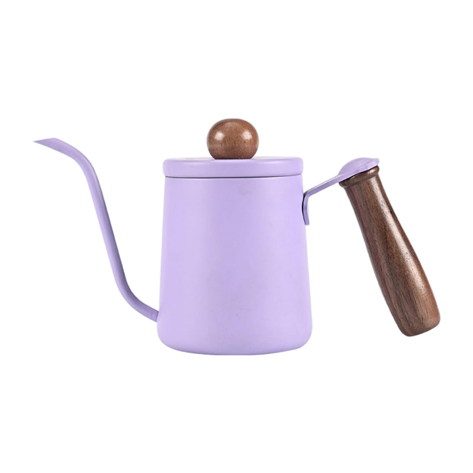 Whoasyst Premium Japanese Stainless Steel Coffee Brewer with Wood Handle 350ml for Pouring Elegant Coffee Maker