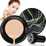 Maquillaje fácil de aplicar: pequeño hongo en barra, que se vuelve más grande y más suave cuando se expone al agua, portátil, agradable para la piel, sin manchas muertas, sin suciedad, fácil de aplicar.