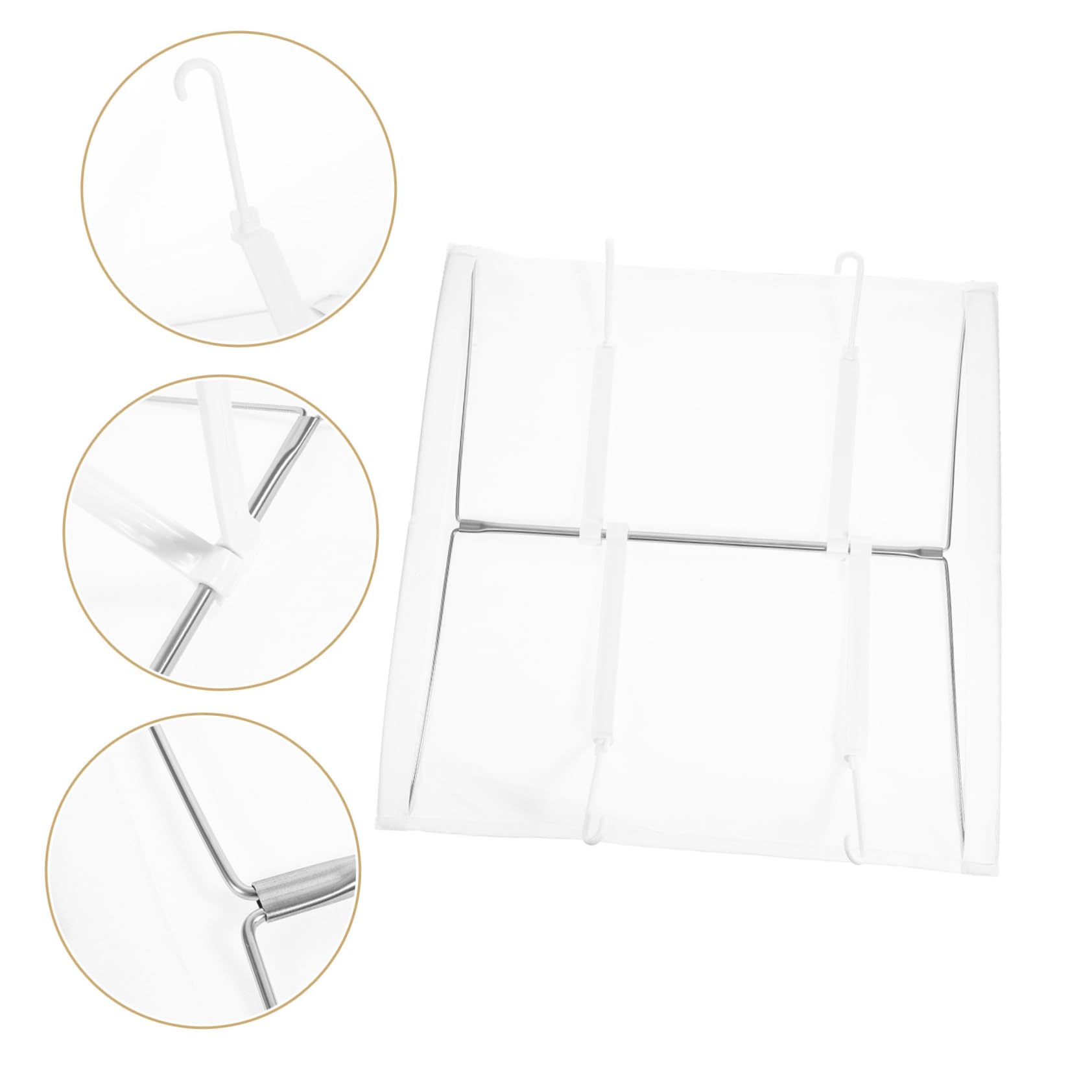 Mikikit Deflettore Per Condizionatore Aria Per Venti Quadrati Protegge Da Soffiate Dirette Facile Installazione Adatto Per Ufficio e Camera Da Letto