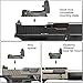 Red Dot Compact Flip Reflex Sight, Flip Up Red Dot Sight, Red Dot Compact RMR Flip for Mounts and Slides for Outdoor Hunting with Heightened Base for Rifle Pistol Handgun