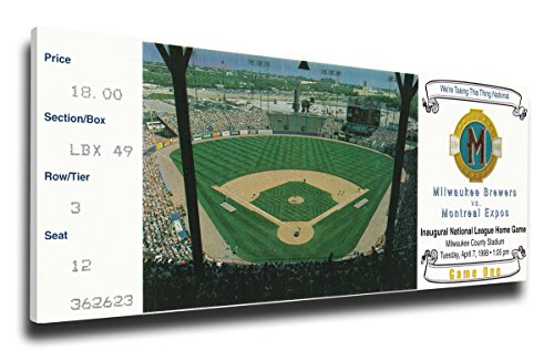 Eviter les posters banals avec le Mega Ticket Milwaukee Brewers MLB National League