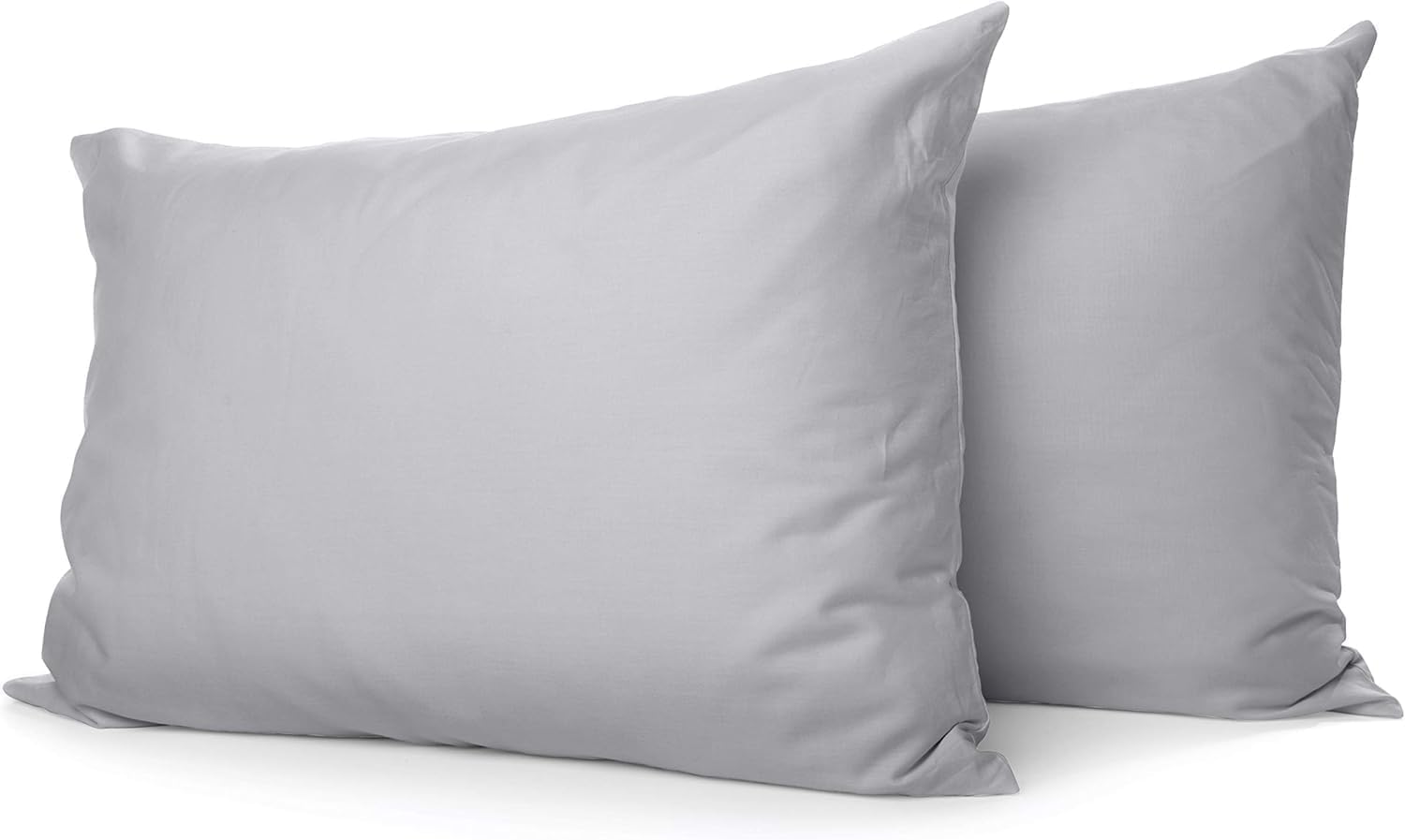 Comfort Beddings Premium Quality 800 Thread Count 100% Egyptian Cotton Envelope Closure Silver Grey 2pc Pillow Case (Standard 50cm x 75cm)
