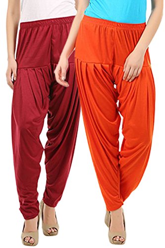 Image of Buy That Trendz Patiala Salwar for Women Relaxed Fit Viscose Patiyala Salwar Harem Bottom Pants