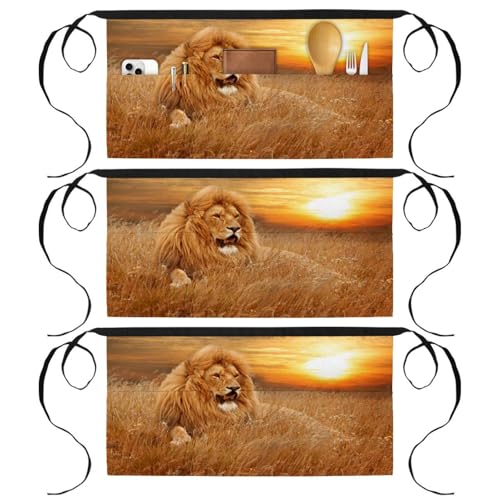 Tablier de cuisine 3 poches multicolore pour bistrot et restaurant