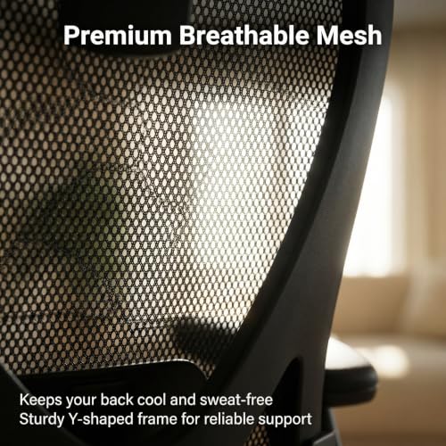 Image of Ergonomic Office Desk Chair High Back Mesh Computer Chair