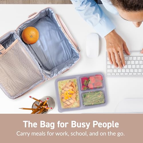 Image of Bentgo Deluxe Insulated Lunch Bag with Adjustable Strap & Outer Pocket