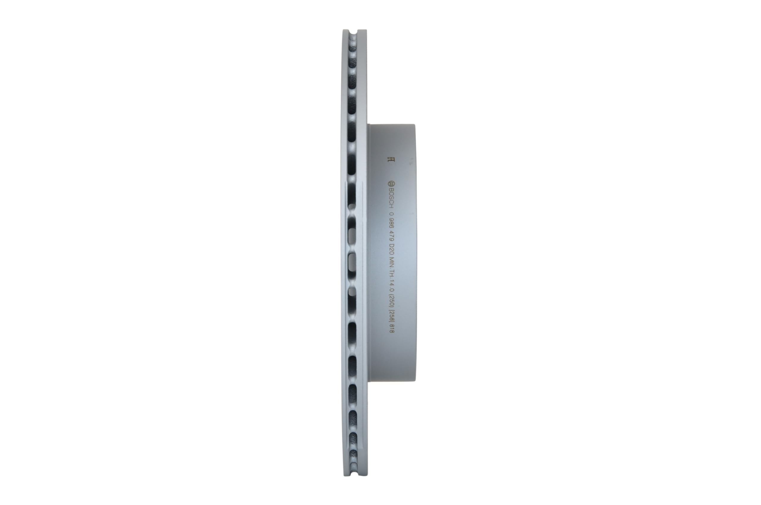 Juego de 2 Discos de Freno Bosch BD2441 - Discos Ventilados, Alto Contenido en Carbono, 292 mm – Eje Trasero – Certificado ECE-R90 – Excelente Refrigeración y Reducción de Ruido, Anticorrosión