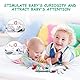 Vicloon Stoffbuch für Babys, Babybuch Knisterbuch Baby ab 0 Monate, Interaktives Bilderbuch Babyspielzeug Plüschtier Babybücher Knisterbuch Baby Kinderwagenspielzeug (Waldtiere)