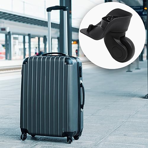 4Pcs Universal Swivel Wheel Right (Big) Suitcase Wheel (4R) 115W Series W041 Wheel Replacement Black4