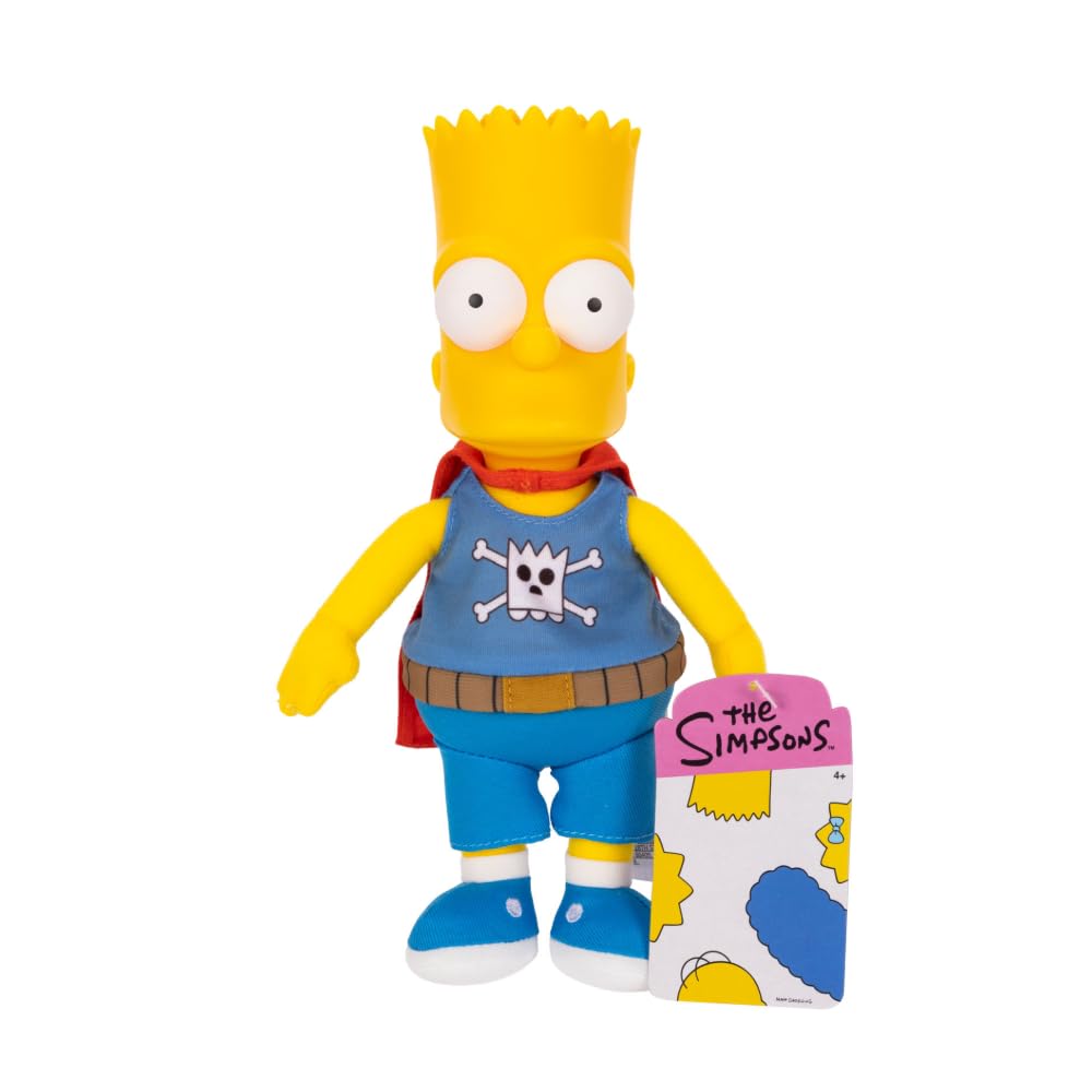 Amazon.com: The Simpsons Daredevil Bart Plush Features Soft Fabric