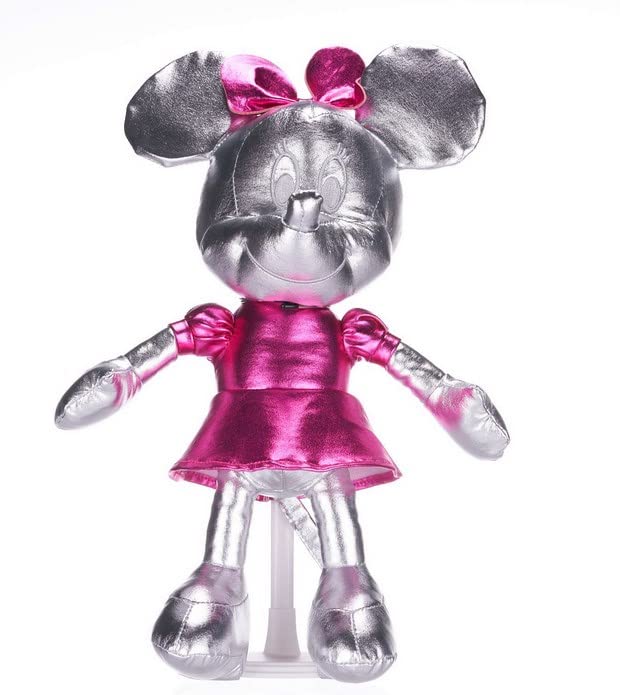 UKToyworld Minnie Mouse Platinum Plush Toy 12 Inch 100 Years of Wonder Soft Toy