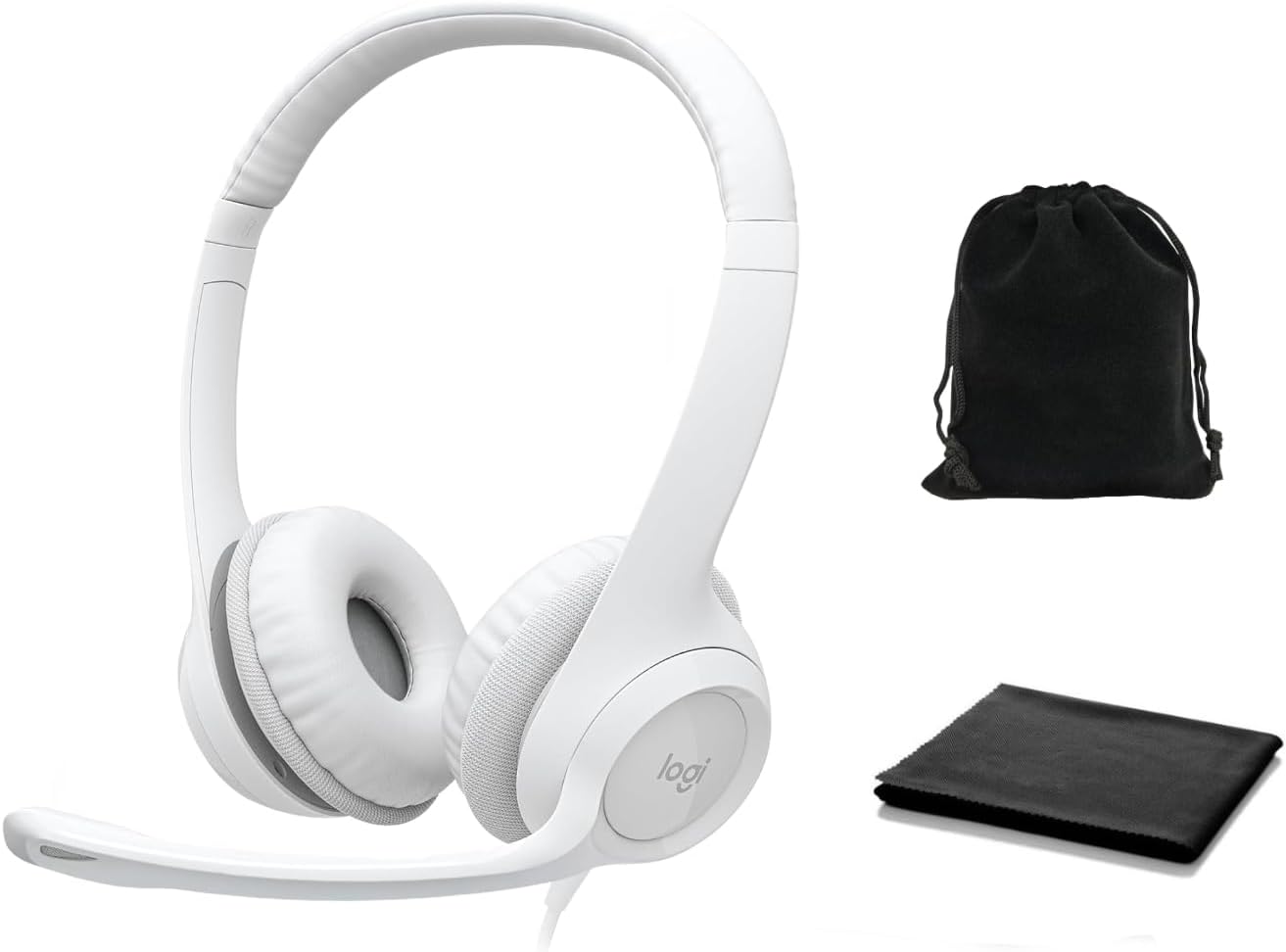 Logitech Headset H390 Wired Headset with Mic for PC/Laptop