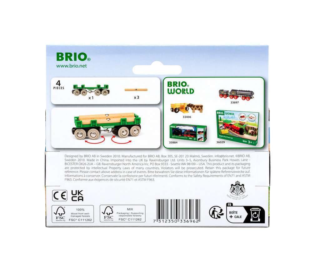 エリ出品 Amazon.co.jp: BRIO 木材輸送ワゴン 33696 : おもちゃ
