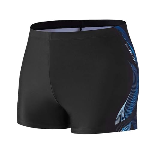 Angel season Swim Jammers for Men Square Leg Quick Dry Swimsuit Athletic Training Durable