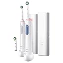 Oral-B Adult Smart Clean 360 Rechargeable Electric Toothbrush, 2-Pack,Red gallery image