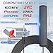 Radio Antenna for Cars, Trucks, RV, SUV -AM FM Radio Antenna, Hidden Windshield Antenna with DIN Plug, Adhesive Mount Hidden Patch Antenna for Vehicle Car Truck Stereo Receiver Player Amplifier