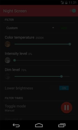 Night Screen- Screen Dimmer