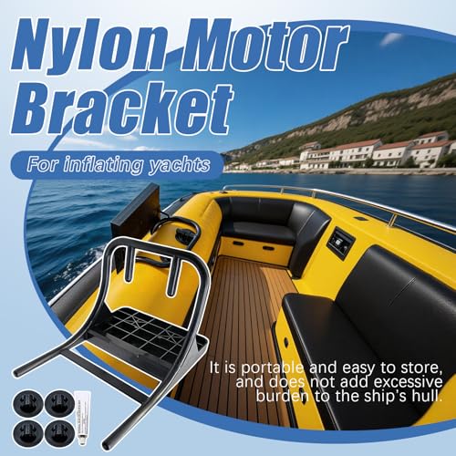 Schlauchboot-Motorhalterung, Außenborder Motorhalterung für Schlauchboot Kayak Trolling Mount Kayak Motor Mount Angelkajak-Motorständer für Boot, Schlauchbooten, Fischerbooten