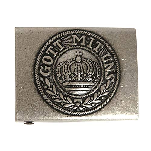 Unbekannt Koppel-Schloss mit Schriftzug GOTT MIT UNS (Repro) Preussen/Feldgrau Unbekannt Koppel-Schloss mit Schriftzug GOTT MIT UNS (Repro) Preussen/Feldgrau