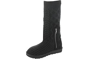 UGG Women's Classic Cardi Cabled Knit Knee High Boots