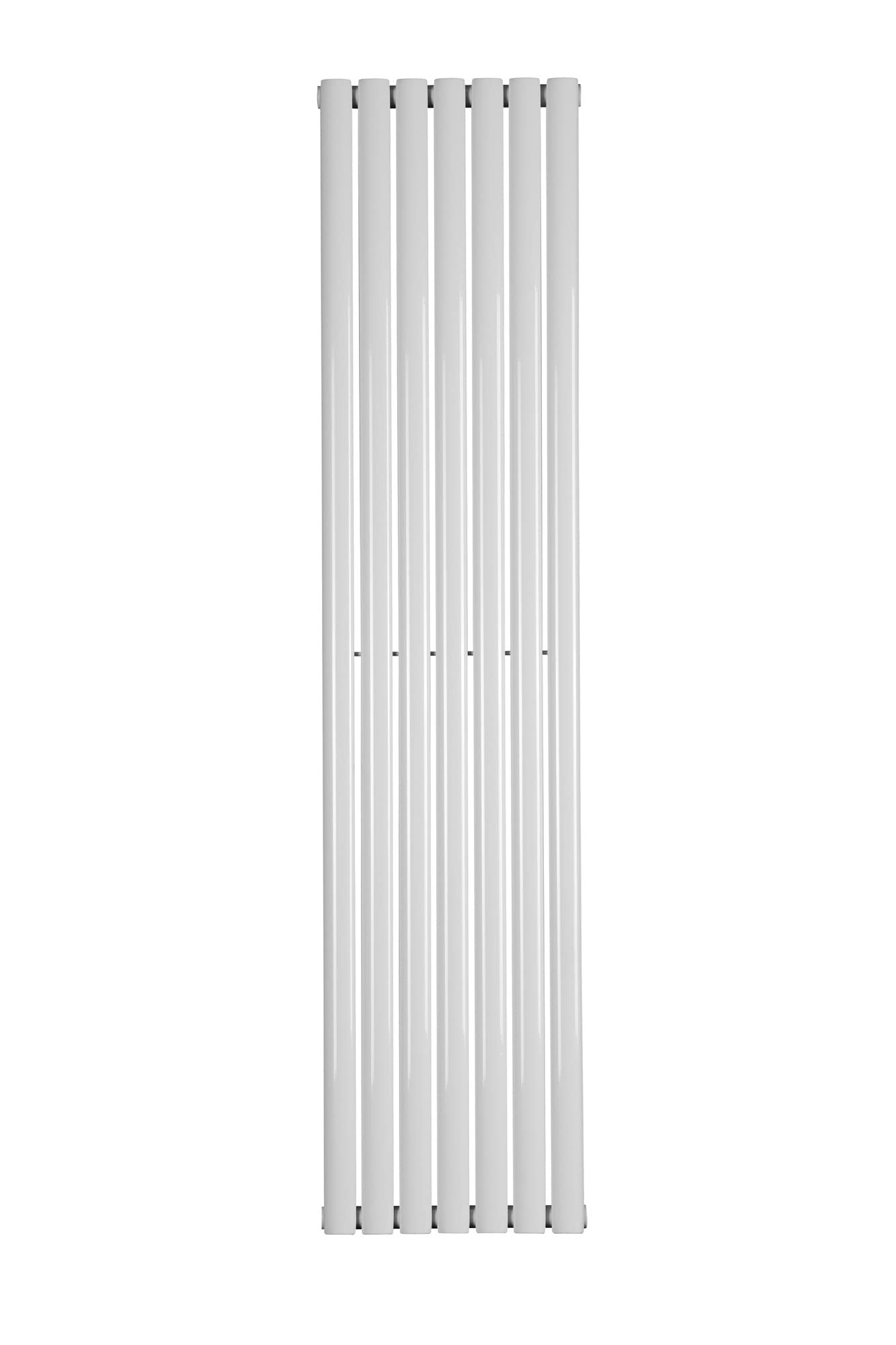(White) Oval Tube Radiators Central Heating 1800 X 420 Vertical Column Rad 600978269180