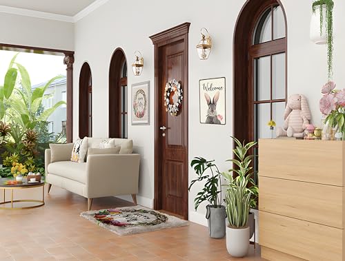 Easter-Gifts-Funny-Bunny-Tulip-Welcome-Vintage-Tin-Sign-for-Home-Room-Yard-Garden-Party-Easter-Spring-Decor-8×12-Inch-3093 Easter Gifts Funny Bunny Tulip Welcome Vintage Tin Sign for Home Room Yard Garden Party Easter Spring Decor 8×12 Inch 3093