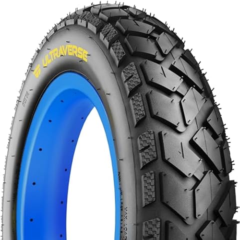 ULTRAVERSE 20x4 E-Bike Fat Tire - Robust, High-Performance 20inch Fat Tire for MTB and Ebikes, Durable All-Terrain Directional Tread, Superior Density for Street & Trail Adventures-1 Unit Cover