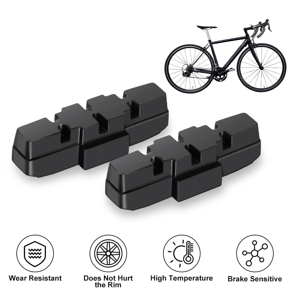 ELVEDES 1 par de Almohadillas de Goma Blancas para Freno Magura HS11/HS33 para Bicicleta, Ciclo, VAE/E-Bike Adulto, Unisex, Blanco, Estándar