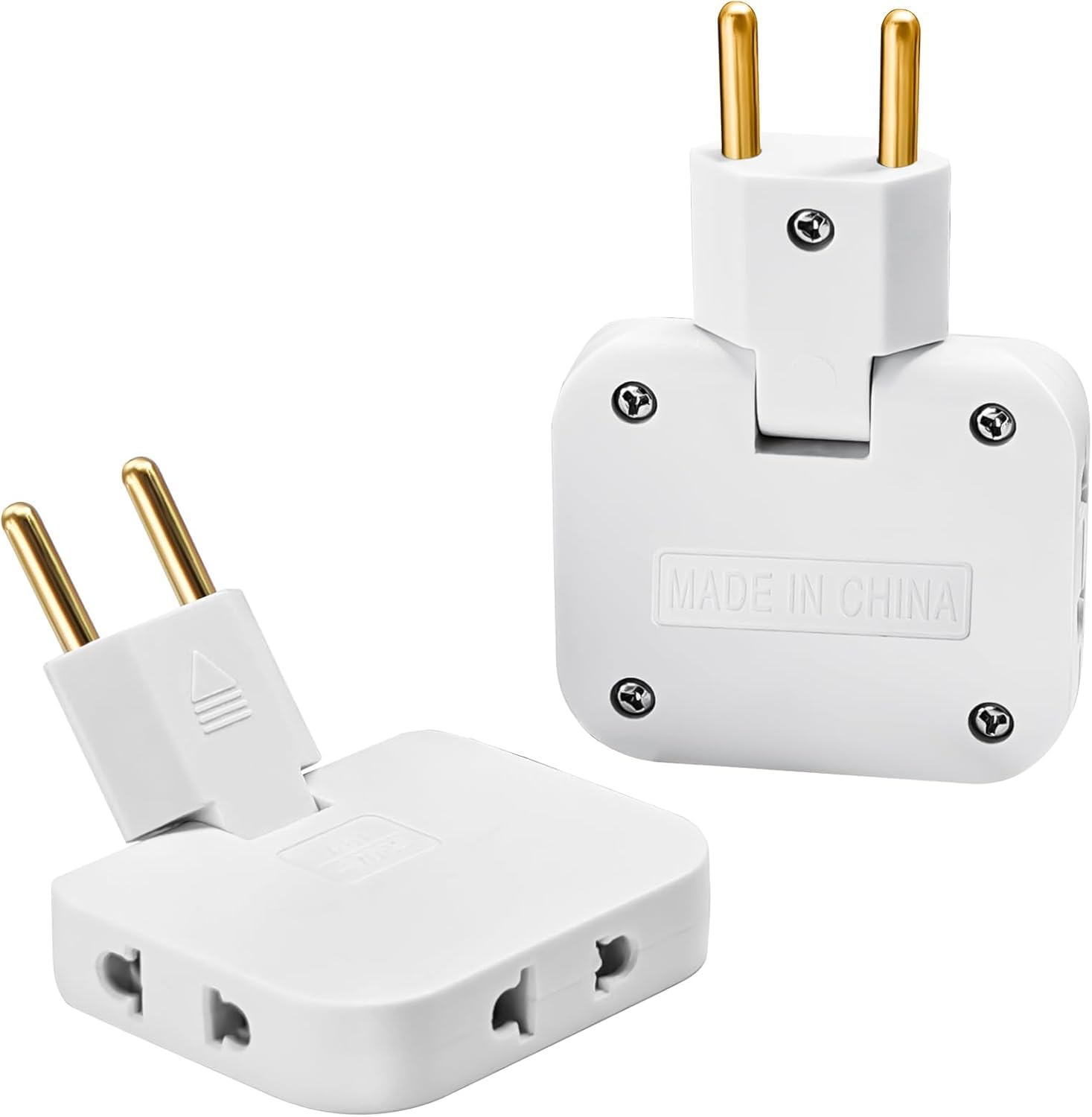 MVM Enterprise 3-in-1 Rotatable Travel Power Adapter,180 Degree Rotatable Power Plug, Converter with Foldable Plug for Home, Office & Travel-image-44