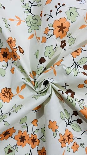 Image of 230 TC Glace-Cotton All Around Elastic Fitted Bedsheet, Elastic Fitted Bedsheet Single Size Bedsheet for Single Bed with 1 Pillow Cover, Size - 72 x 36 x 8 Inch Color