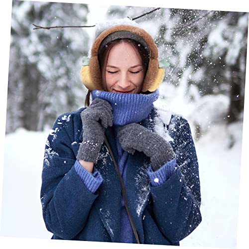 2pcs Girl Plush Earmuffs Winter Warm Ear Protectors for Ladies Boy Girl Outdoor4