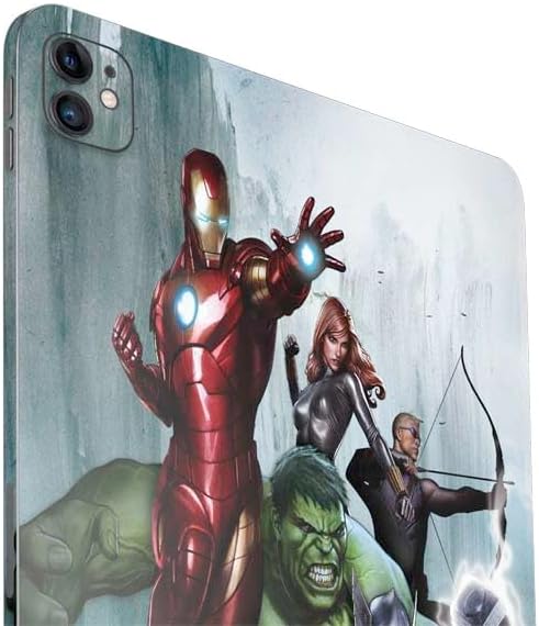 Skinit Decal Tablet Skin Compatible with iPad Pro 12.9in (2021) - Officially Licensed Marvel Avengers Assemble Design