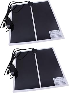 Ipetboom 2 Pçs Pequeno Aquecedor Réptil Caranguejo Eremita Aquecedor Tanque De Caranguejo Eremita Tartaruga Almofada De Calor Terrário Almofada De Aquecimento Gecko Tanque Acessórios Cão