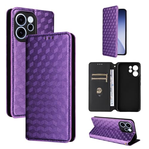 �X�}�z�P�[�X �Ή��@�� for Oukitel C69 �J�[�h �z���_�[���z�t���b�v �X�^���h���C���d�b�P�[�X Purple