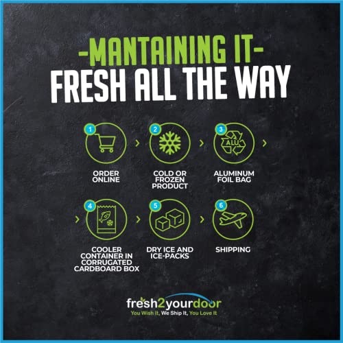 Fresh Atlantic Salmon Fillets, Sashimi Grade, Skinless, Best Premium Quality in the US, Center Cut, Perfectly Trimmed, 10 x 6 Oz. (3.75 Lb.) - Kosher, Ready to Cook - 100% Natural and High in Omega3.