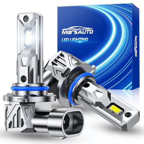 Marsauto - 9005 Halogen Headlight Bulb - High-Performance Car Headlight - Halogen Light with No Glare - for Automotive - 2 Bulbs