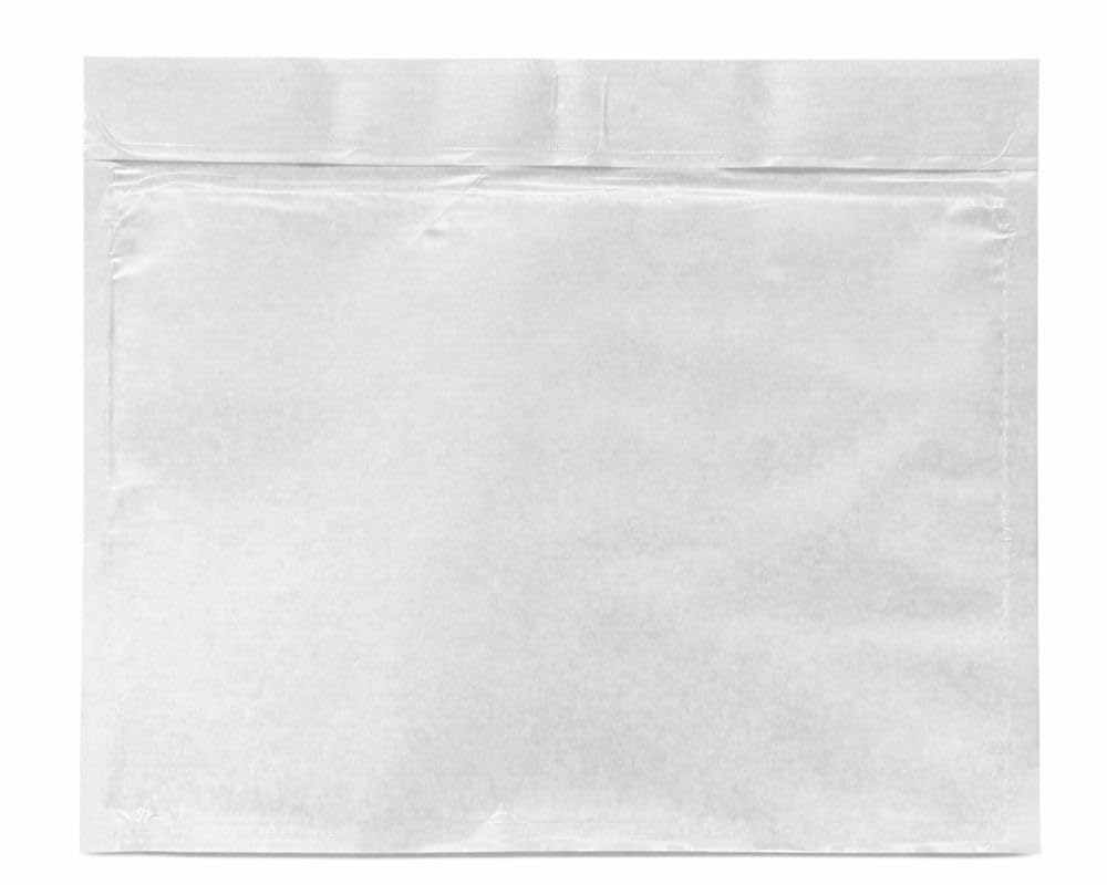 Lieferscheintaschen Selbstklebend DIN C6 Dokumententaschen Lieferschein-Rechnung/Transparent Begleitpapiertaschen für A6 (Transparent (Neutral), 500)